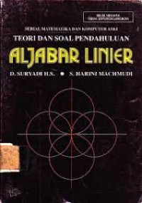 Image of Aljabar linier : teori dan soal pendahuluan