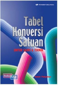 Image of Tabel konversi satuan : untuk sains & teknik
