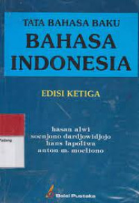 Image of Tata Bahasa Baku Bahasa Indonesia